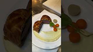 Gordon Ramsays Beef Wellington at Ramsays Kitchen in Las Vegas [upl. by Eyllom309]