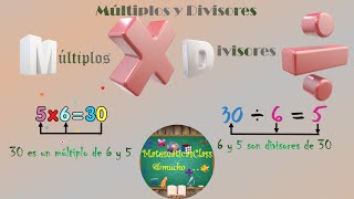 Múltiplos y divisores [upl. by Kristianson]