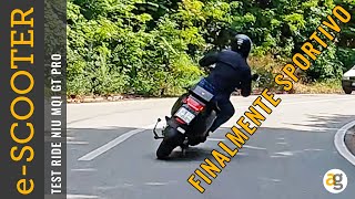 SPORTIVO e CONNESSO Test SCOOTER ELETTRICO 125 NIU MQI GT Evo 14quot [upl. by Brooking]