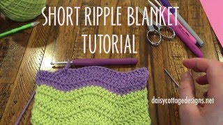 Ripple Baby Blanket Tutorial [upl. by Yesoj]