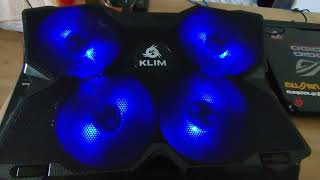 Unboxing and Testing the KLIM Wind Laptop cooler [upl. by Ahsac196]