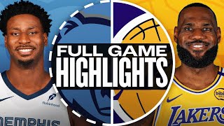 GRIZZLIES at LAKERS  FULL GAME HIGHLIGHTS  November 13 2024 [upl. by Enrev438]