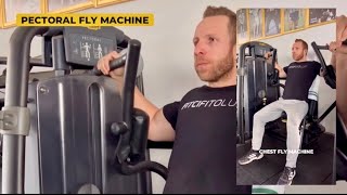 PECTORAL FLY MACHINE  MAKİNEDE GÖĞÜS AÇIŞ [upl. by Ljoka]