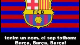 himno del barcelona con letra [upl. by Yahsram]