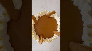 Biscoff pumpkin cheesecake cheesecake biscoff thanksgiving viralvideo [upl. by Ferri]