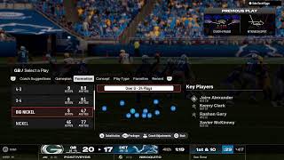 S1 W14 ELITE Madden 25  Packers vs Lions [upl. by Feola557]