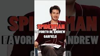 ¿Cuál es el Spiderman Favorito de Andrew Garfield andrewgarfield marvel [upl. by Ymled172]