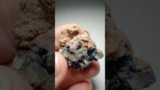 Cerussite crystals Dolomite and Galena Morocco [upl. by Ody200]