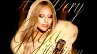 Lady Gaga White Christmas  Instrumental Karaoke with Lyrics [upl. by Ahsitnauq]