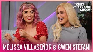 Melissa Villaseñor Shows Off SNL Gwen Stefani Impression To Gwen Stefani [upl. by Renee668]