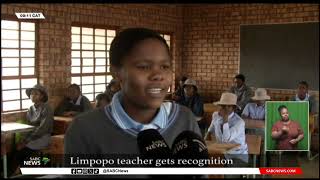 Limpopo teacher has been honoured [upl. by Anilem]