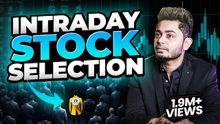 How to select Stocks for Intraday Trading  Trading Secrets  Anish Singh Thakur  Booming Bulls [upl. by Missy]