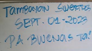 Swertres hearing alldraw Sept 01 2023  Tambayan [upl. by Aileve]