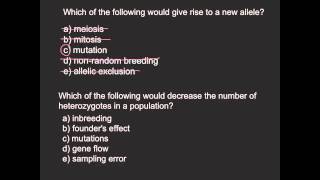 Which of the following give a rise to a new allele [upl. by Myrtice]