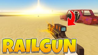 New Railgun is OP Weapon in Dusty Trip New Update [upl. by Halvaard]