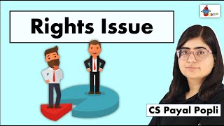 What is Rights Issue  Rights Issue of Shares  Meaning of Rights Issue  Company Law [upl. by Litsyrk]