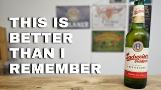 THROWBACK THURSDAY Budweiser Budvar Review [upl. by Ogg242]