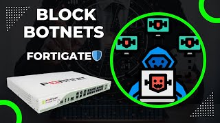 FortiGate botnet blocking tutorial 🔒 – protect your network from attacks now 🚫🛡️ [upl. by Reece]