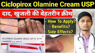 Ciclopirox olamine cream usp  ciclopirox olamine cream usp 1 ww  candidox cream [upl. by Billat]