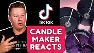 TikTok Candle Making Hacks amp Tips Professional Candle Maker REACTS  Black Tie Barn [upl. by Alain161]