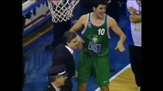 10 Dejan Bodiroga  Panathinaikos  Honor Ceremony and Highlights [upl. by Ahsitauq183]