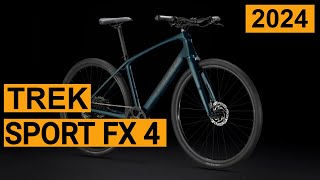 The Ultimate Carbon Fiber Fitness Bike  Trek fx sport 4 2024 [upl. by Uriah993]