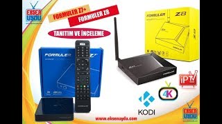 Formuler Z8 ve Z7 Plus Tanıtım ve İnceleme Videomuz  Eksen Uydu [upl. by Ydniahs]