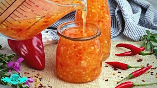 DELICIOUS HOMEMADE SWEET CHILI SAUCE [upl. by Yenatirb673]