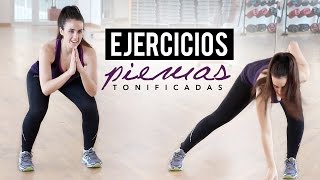 Ejercicios para tonificar piernas  20 minutos [upl. by Noyk]