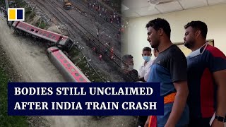 Dozens of bodies of India train crash victims unclaimed unidentified one month after disaster [upl. by Ahsimek174]