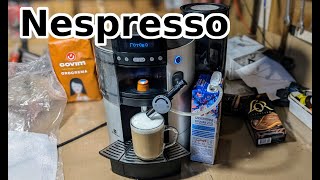 Siemens Nespresso  обзор и приготовление напитков [upl. by Ahsiki434]