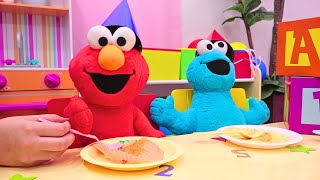 Best Sesame Street Birthday Party Elmo and Cookie Monster Compilation Video [upl. by Alissa907]