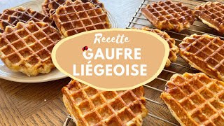 RECETTE  Gaufre Liégeoise [upl. by Aurelius]