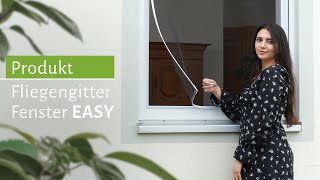 Fliegengitter Fenster EASY – Flexibles MagnetFenster ganz ohne Bohren  insektenstopnet [upl. by Notsae]