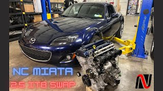 25 ITB Swapping my NC Miata [upl. by Erb981]