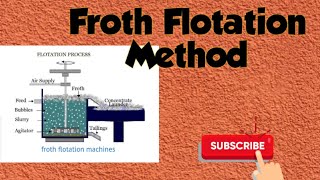 Froth Flotation Method  Class 10 Chapter 8  Metallurgy [upl. by Bakeman]