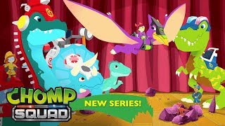 Echando la casa abajo 🎭 Episodio 15  Chomp Squad Latino América ¡Series Nuevas [upl. by Alyacim955]