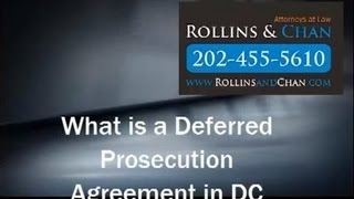 DC Attorney Discusses Deferred Prosecution Agreements [upl. by Donovan864]