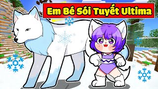 NABEE EM BÉ VÔ GIA CƯ BẤT NGỜ TRỞ THÀNH SÓI TUYẾT ULTIMA TRONG MINECRAFT 👶🐺❄️ [upl. by Adekan]