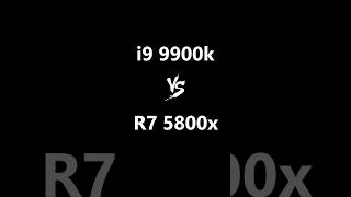 i9 9900k vs Ryzen 7 5800x [upl. by Jonathon]