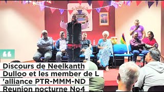 Discours de Neelkanth Dulloo et les Member du PTRMMMNS dan Cironscription No 4 moris tiktok ai [upl. by Abijah]