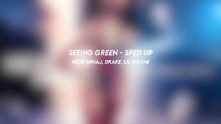 seeing green nicki minaj drake lil wayne sped up [upl. by Wendi]