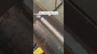 Mig Mag welding on construction sorts [upl. by Randell]