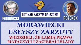 MORAWIECKI USŁYSZY ZARZUTY WIEDZIELI ŻE ŁAMIĄ PRAWO MATACZYLI I ZACIERALI ŚLADY [upl. by Llehsem]