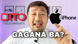 DITO SIM TO iPHONE DEVICES  GAGANA BA [upl. by Nairbal547]