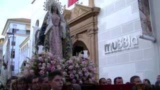 Salida Santísima Virgen de la AmarguraTraslado a la Capilla del Rosario 12092013 Paso Blanco [upl. by Carine157]