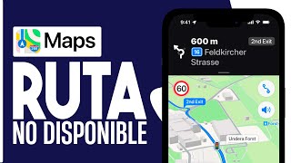 Ruta NO DISPONIBLE en Mapas de iPhone Apple Maps  SOLUCION [upl. by Uird]