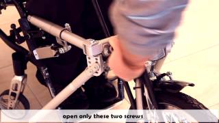 How to adjust a Stricker Handbike [upl. by Whitehurst]