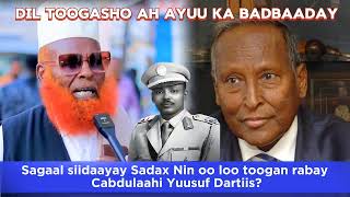 Sagaal sii daayay sadax Nin oo loo toogan rabay Cabdullaahi Yuusuf dartiis [upl. by Warring953]