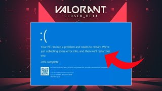 Fix Valorant VGK SYS Blue Screen Error  2024 [upl. by Ettenahc]